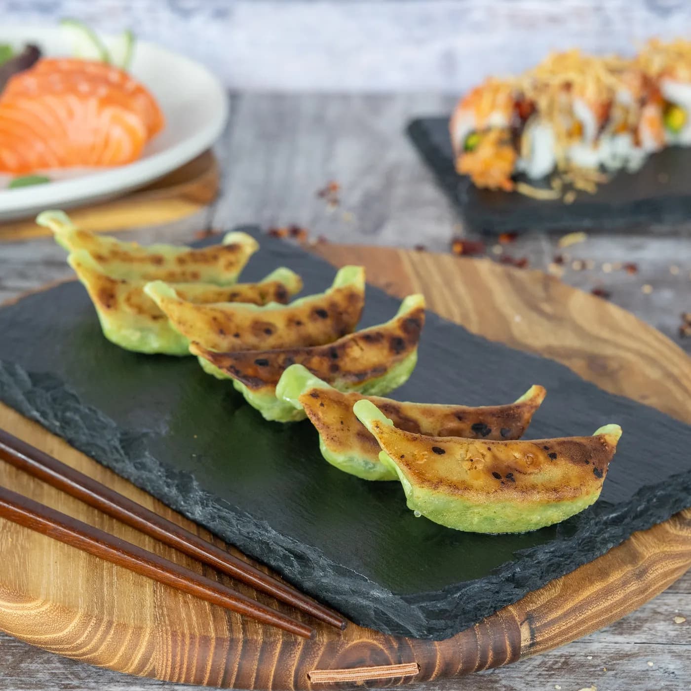 Freshly cooked gyoza served at Sushi Ari